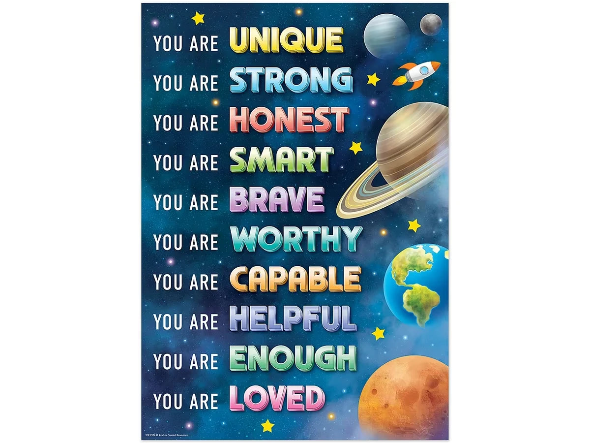 Outer Space Crew You Are Unique Poster - US 2033