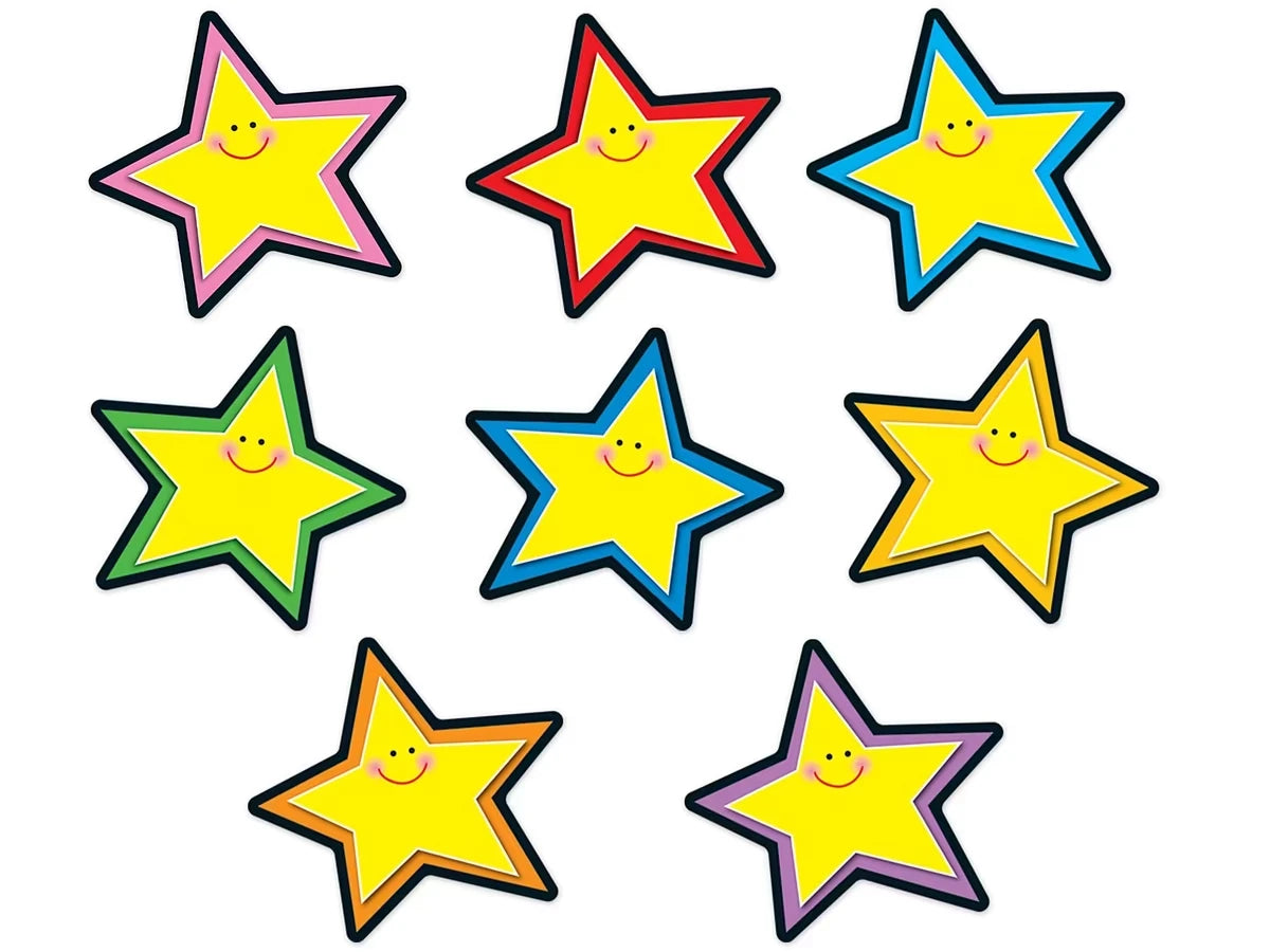 Happy Stars Yellow Accents - US 7739
