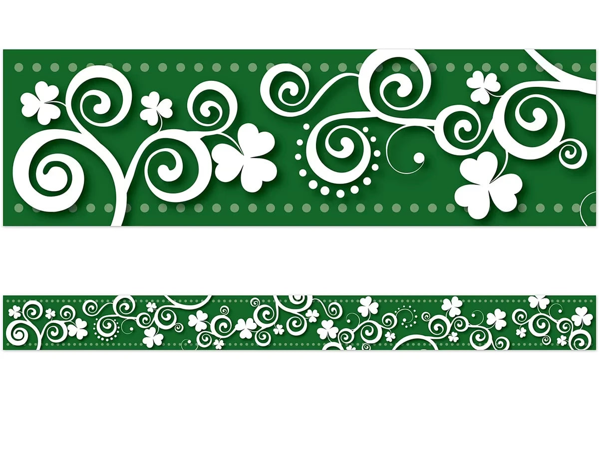 Hearts & Clovers Double-Sided Holiday Border - US 9989
