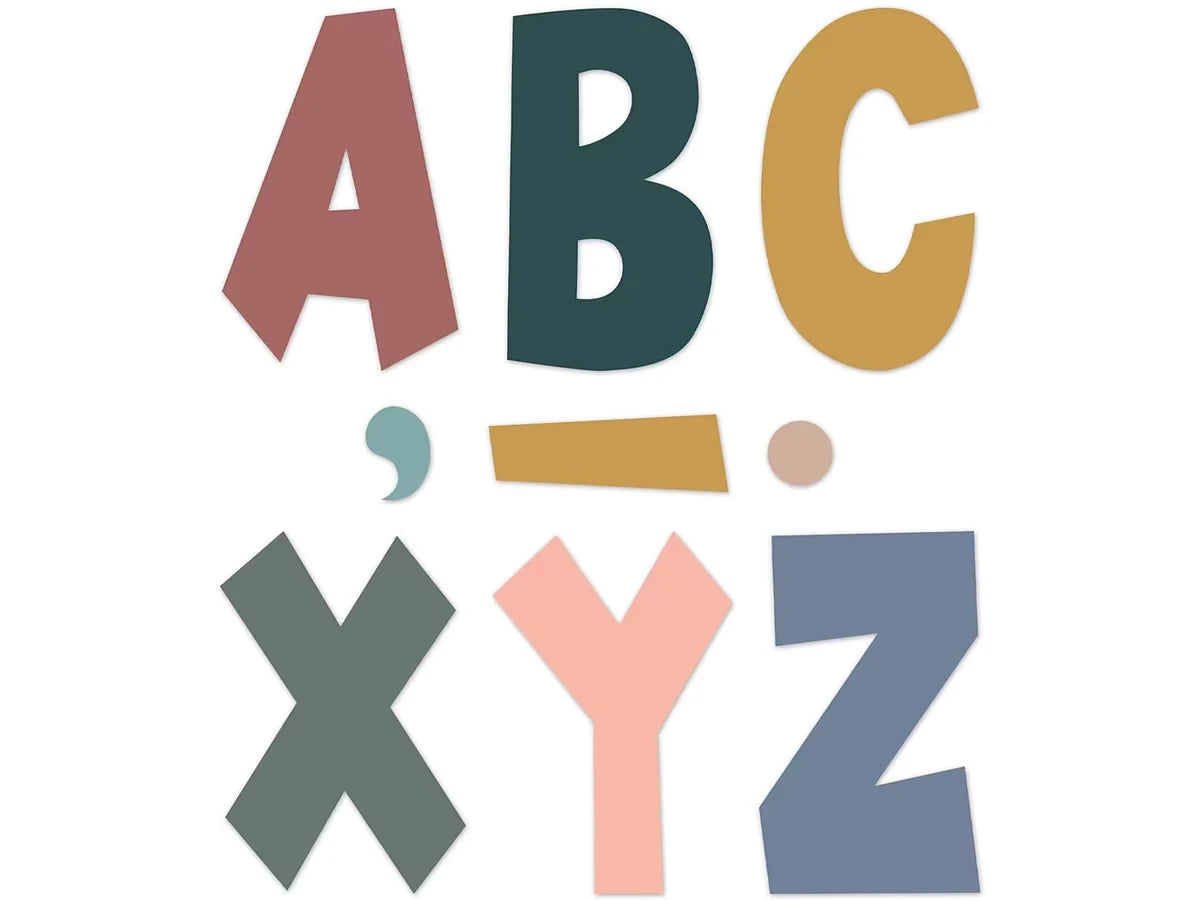 Wonderfully Wild 7" Punch-Out Letters - US 9220