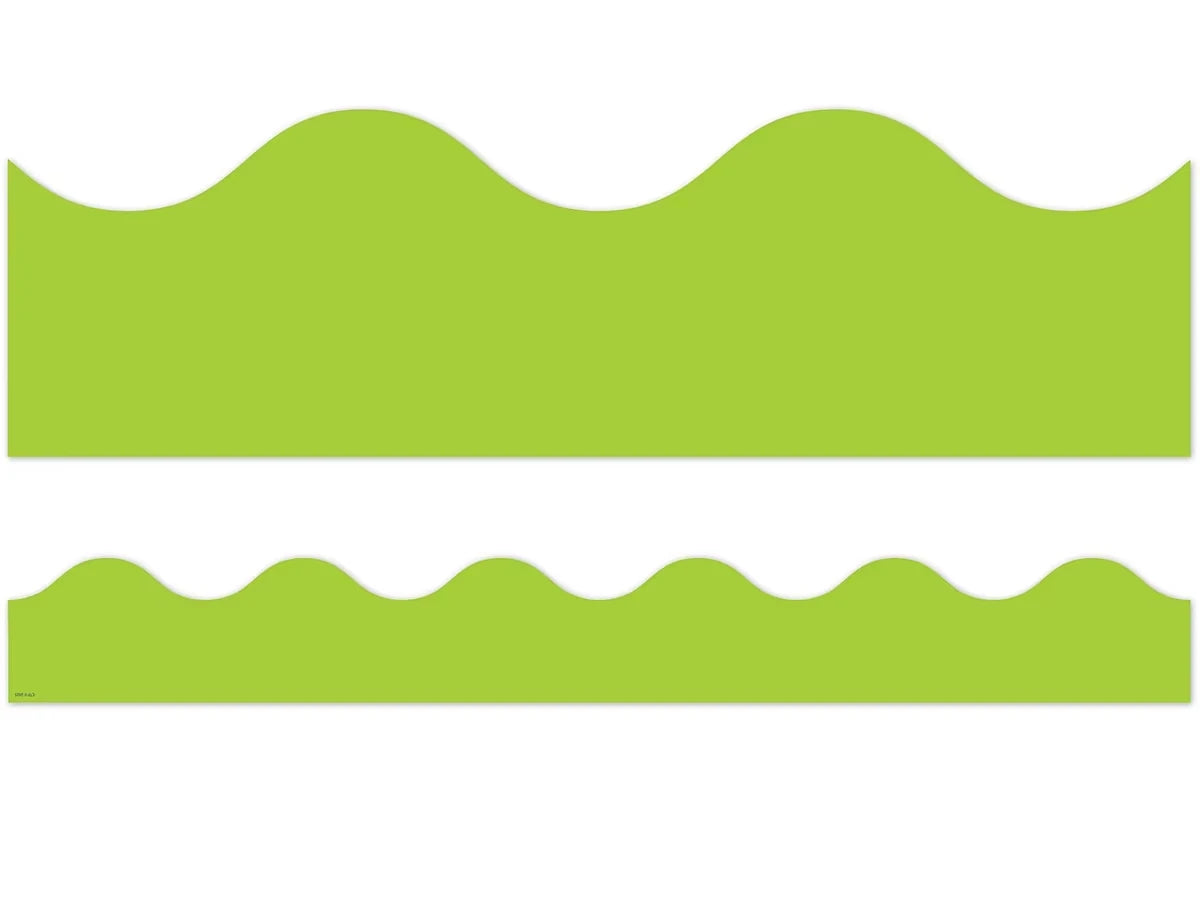 Core Decor Lime Scalloped Border - US 9412