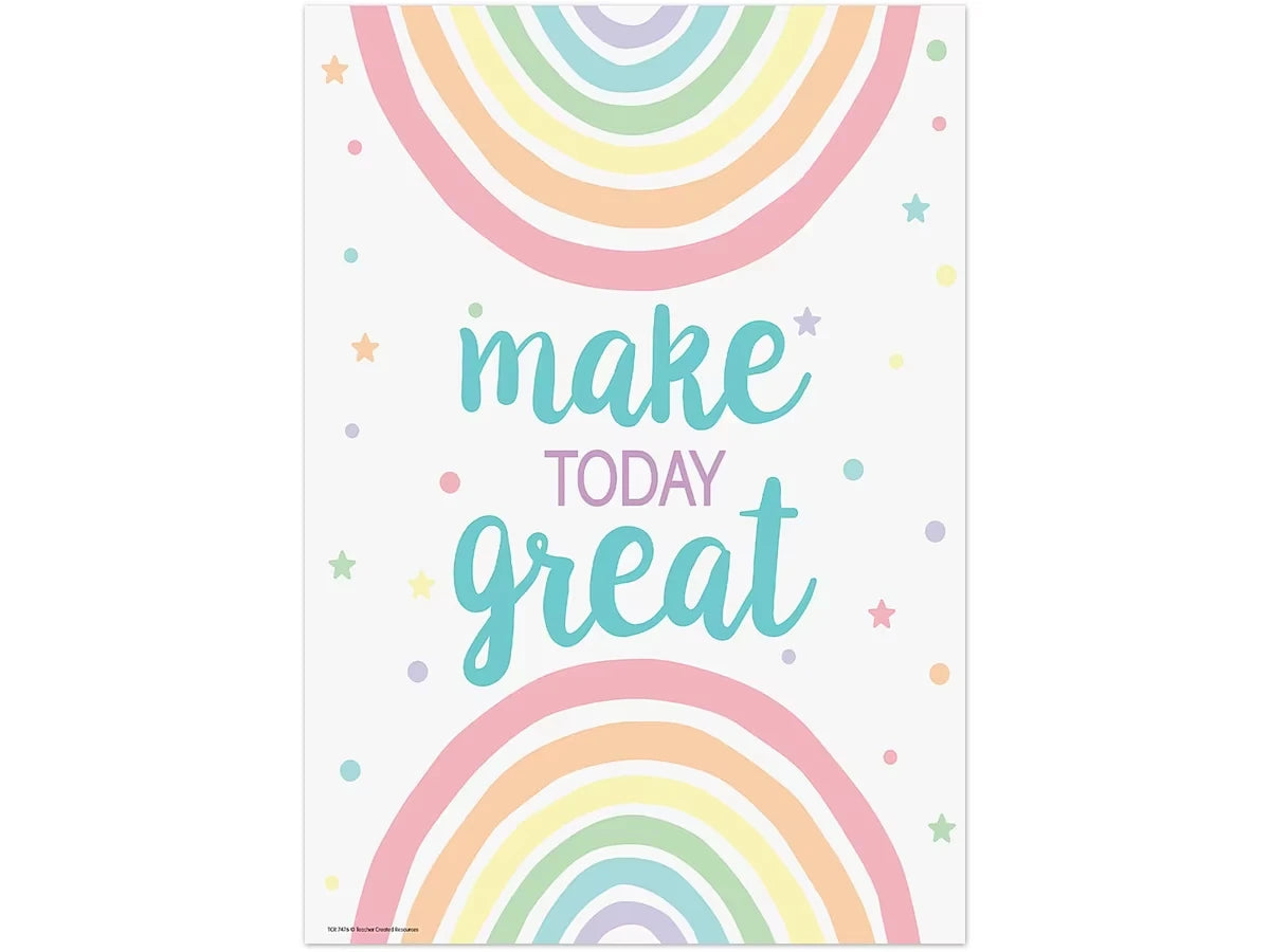 Pastel Pop Make Today Great Poster - US 5357