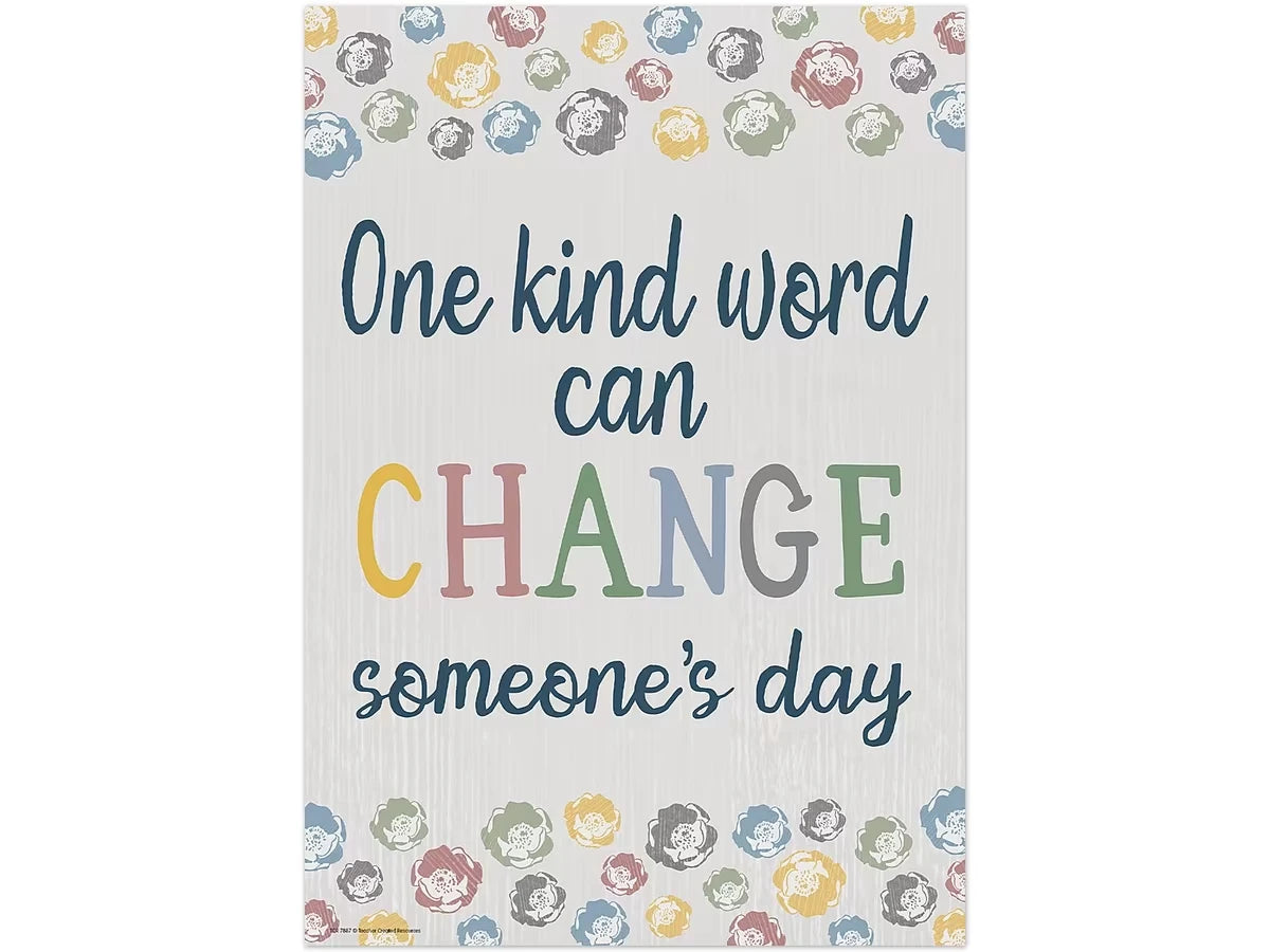 Classroom Cottage One Kind Word Poster - US 7688