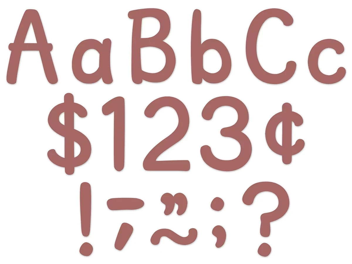 Wonderfully Wild 4" Punch-Out Letters - US 7717