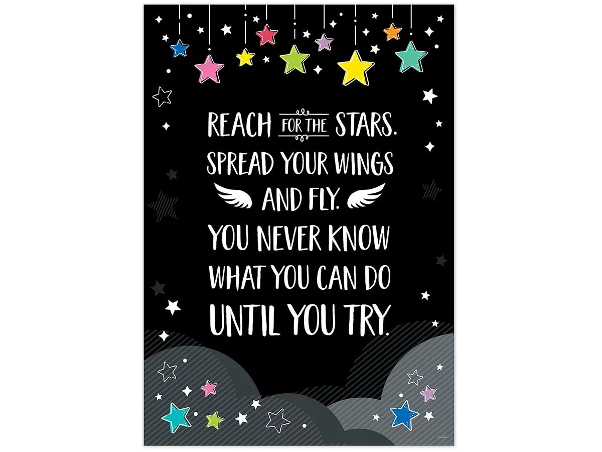 Star Bright Reach for the Stars Motivational Posters - US 5735