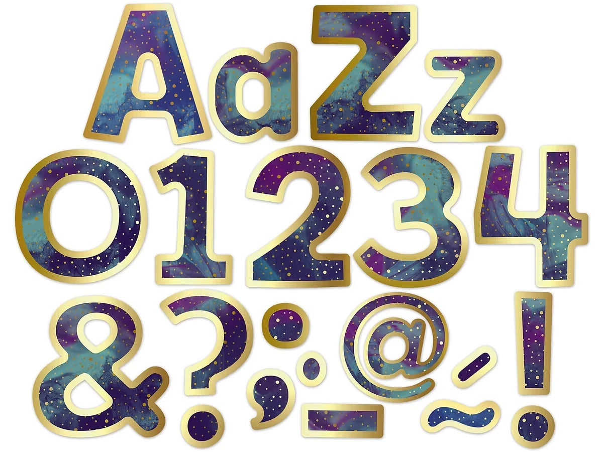 Galaxy 4" Punch-Out Letters - US 8814