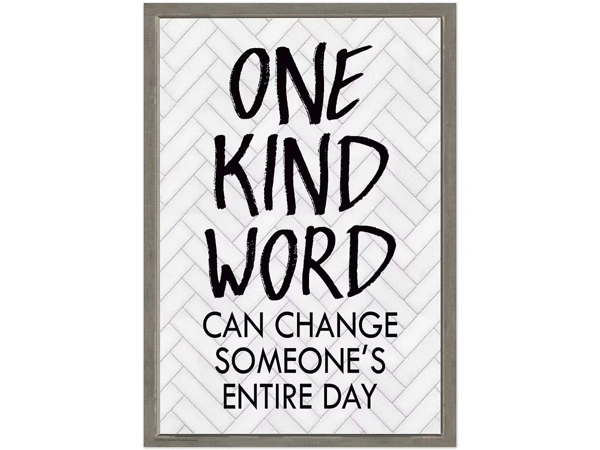 Modern Farmhouse One Kind Word Poster - US 4397