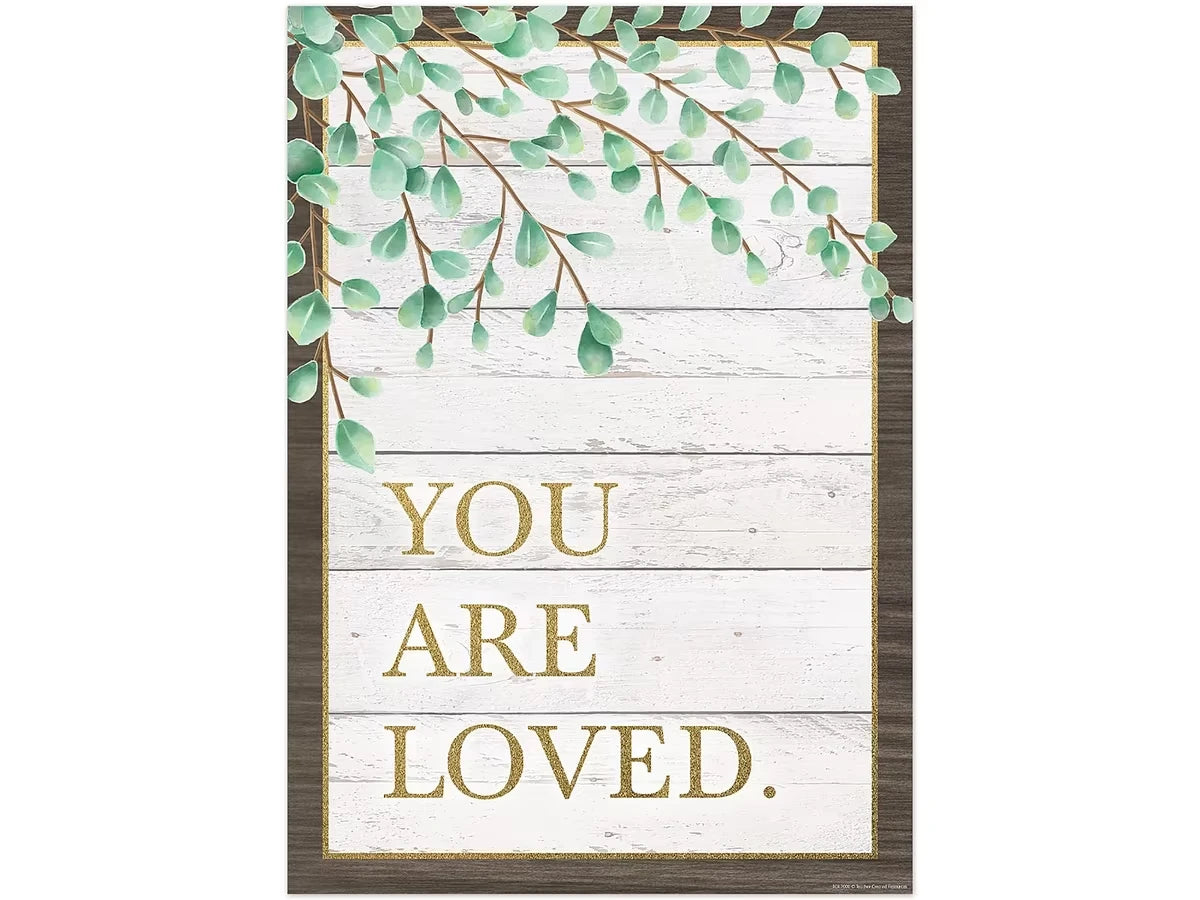 Eucalyptus You Are Loved Poster - US 3603