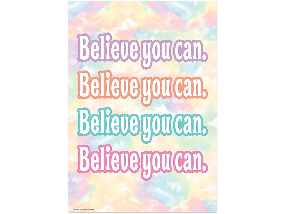 Pastel Pop Believe You Can Poster - US 4542