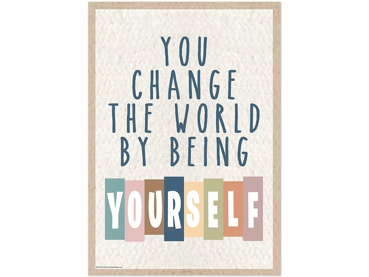 Everyone Is Welcome - You Change the World Poster - US 8033