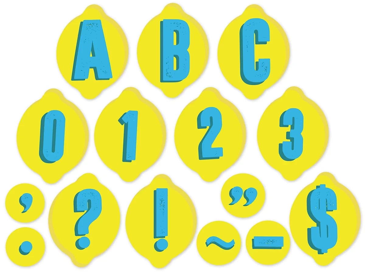Always Try Your Zest 4" Punch-Out Letters - US 6603