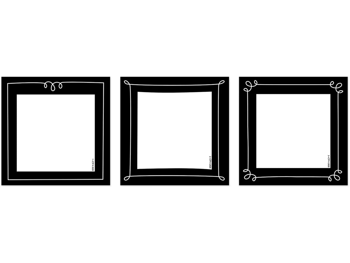 Black & White Card Mini Accents - US 3868