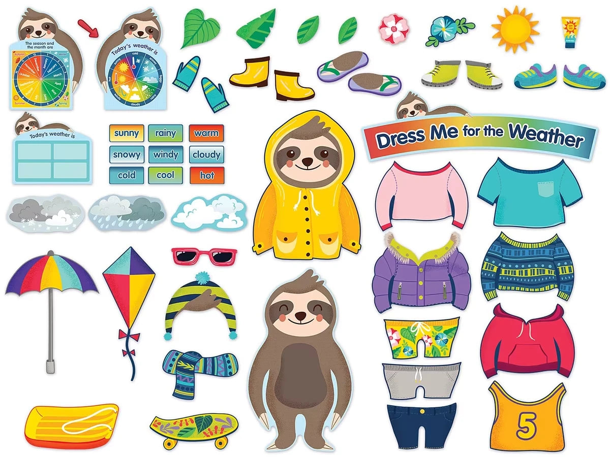 One World Dress for the Weather Bulletin Board Set - US 5957