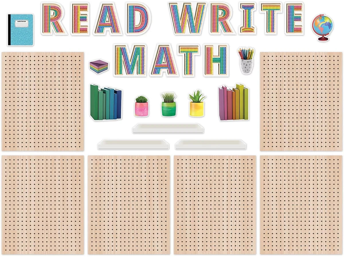 Creatively Inspired Pegboard Bulletin Board Set - US 7323
