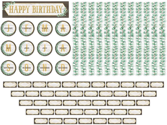 Eucalyptus Birthday Bulletin Board Set - US 5420