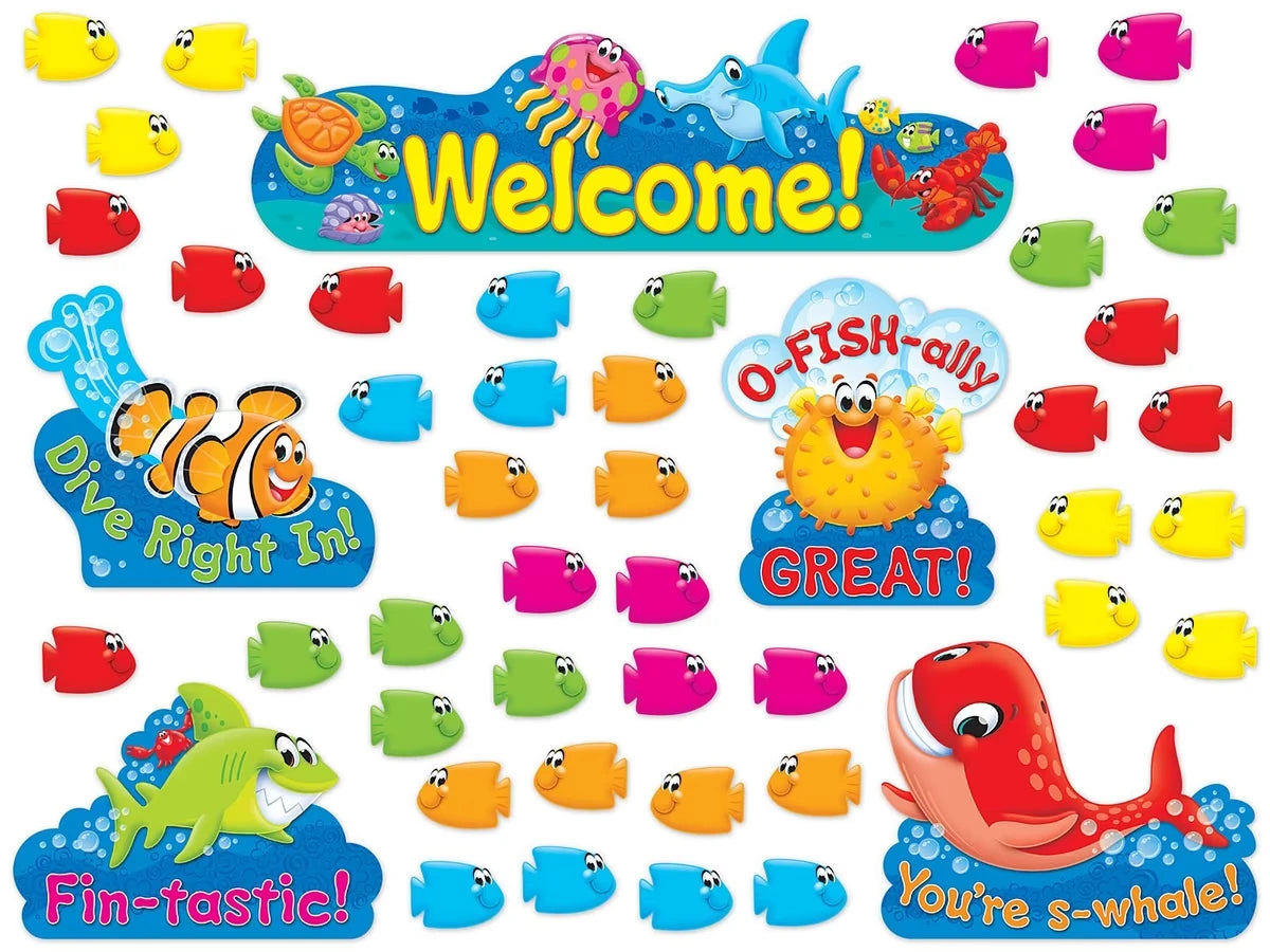 Sea Buddies® Welcome Bulletin Board Set - US 2964