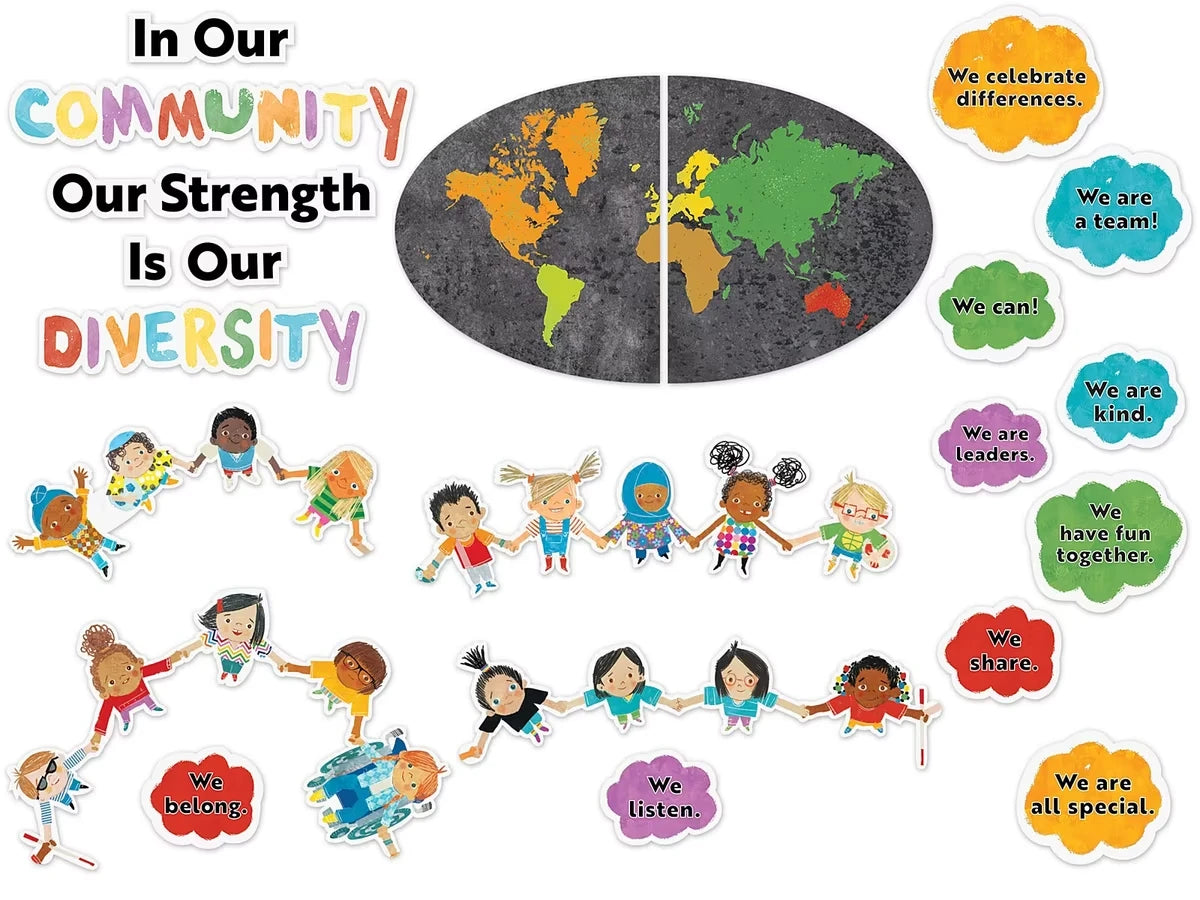 Our Strength Is Our Diversity Bulletin Board Set - US 6625