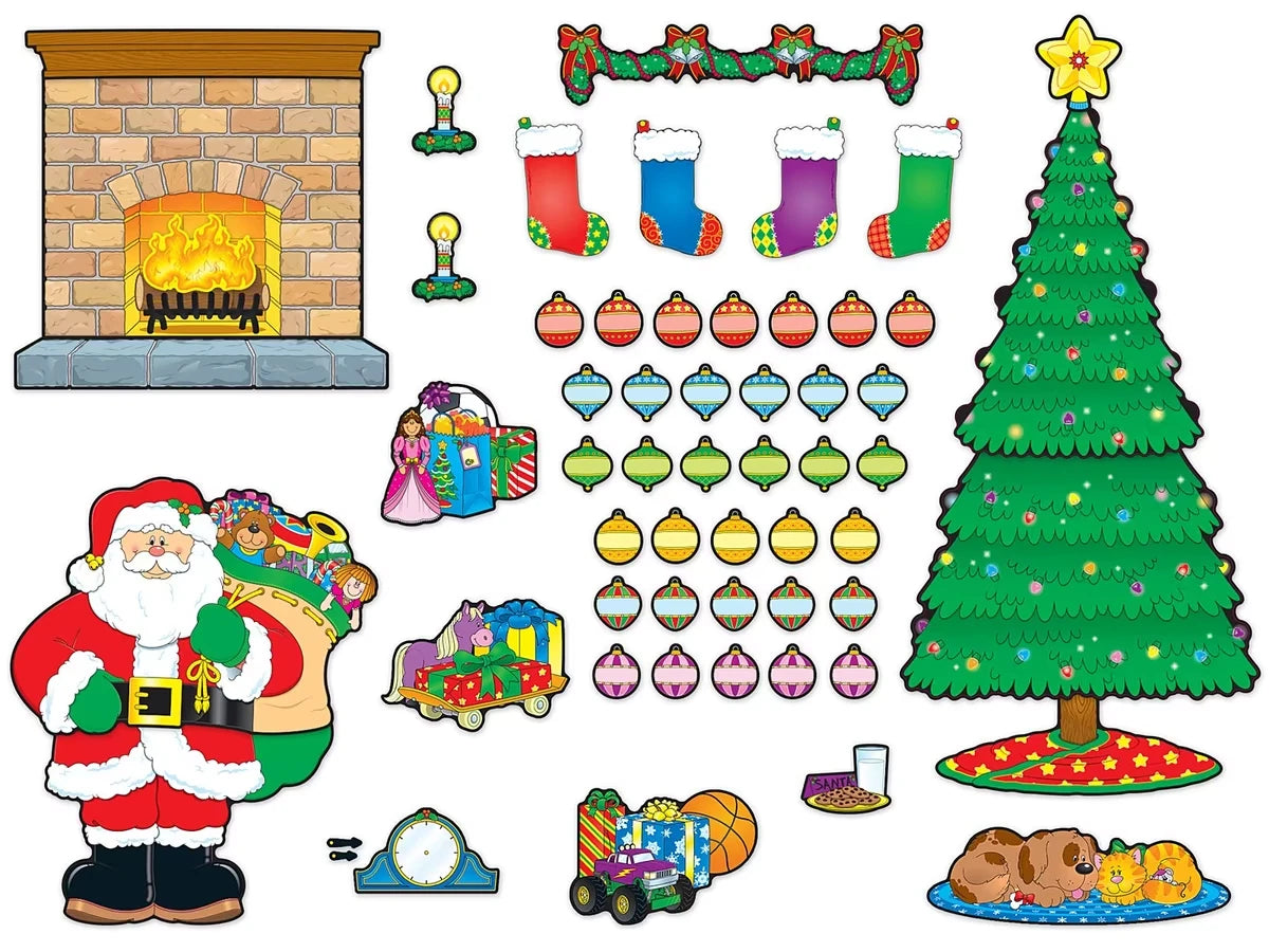 Christmas Scene Bulletin Board Set - US 4595