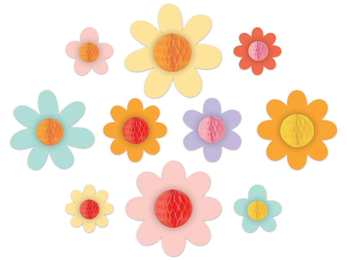 Groovy Flowers 3-D Accents - US 3253