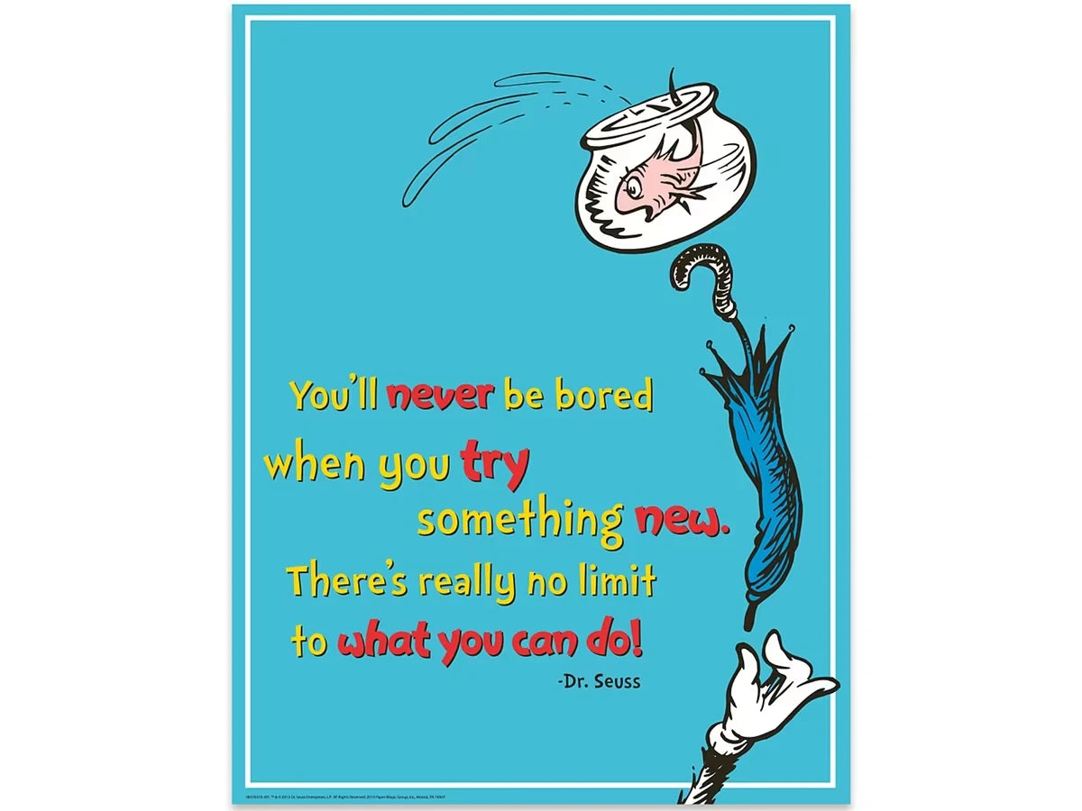 Dr. Seuss™ Try Something New Poster - US 9021
