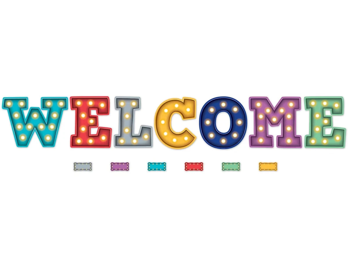 Marquee Welcome Bulletin Board Set - US 8013