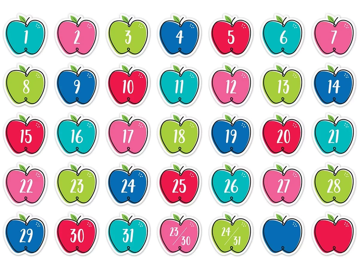 Doodle Apple Calendar Mini Accents - US 5220