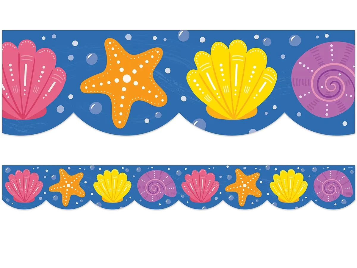 Sea Friends Scalloped Border - US 7454