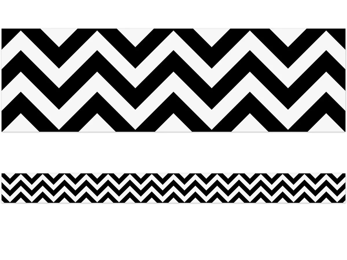 Black Chevron Border - US 2349