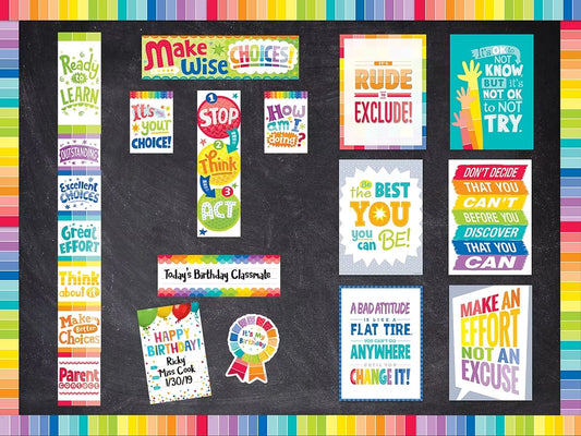 Painted Palette Behavior Management Bulletin Board Set - US 3997