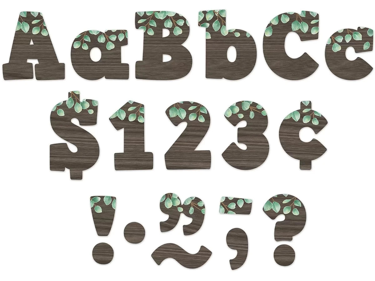 Eucalyptus 4" Punch-Out Letters - US 7192