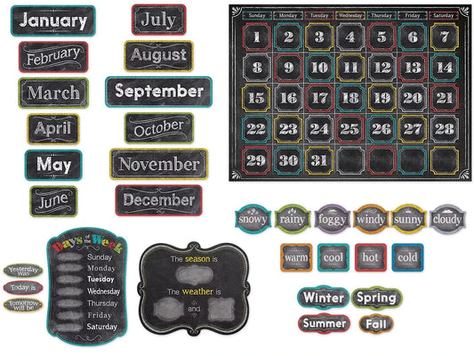 Chalk It Up! Calendar Bulletin Board Set - US 5588