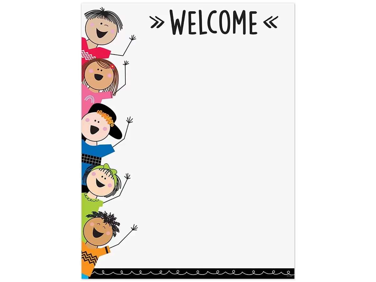 Stick Kids Welcome Poster - US 6518