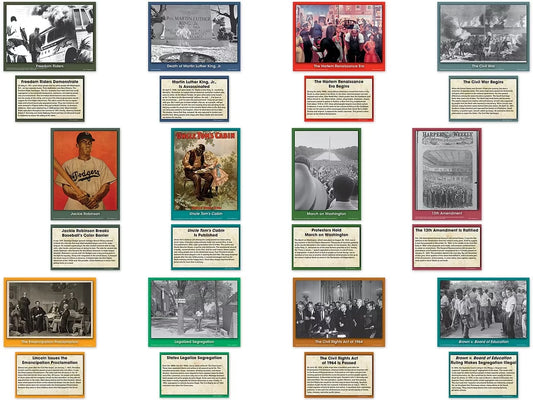 Black History Event Card Accents - US 8169