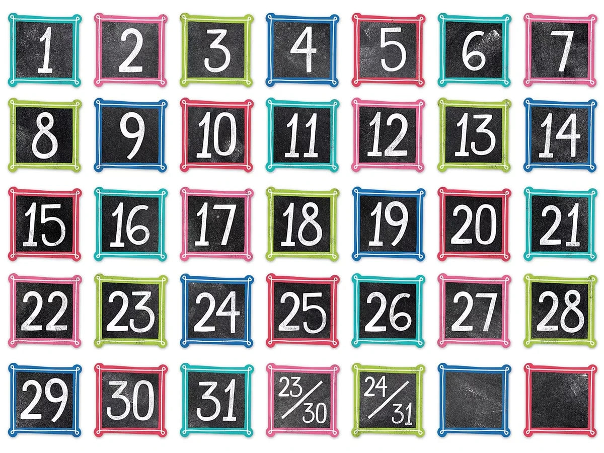 Chalk It Up! Calendar Mini Accents - US 4357