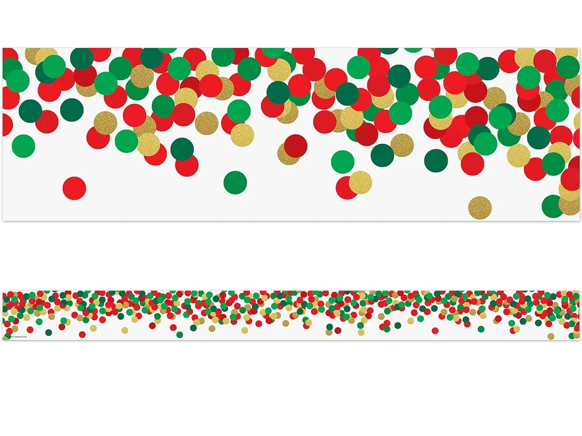 Confetti Holiday Border - US 9639