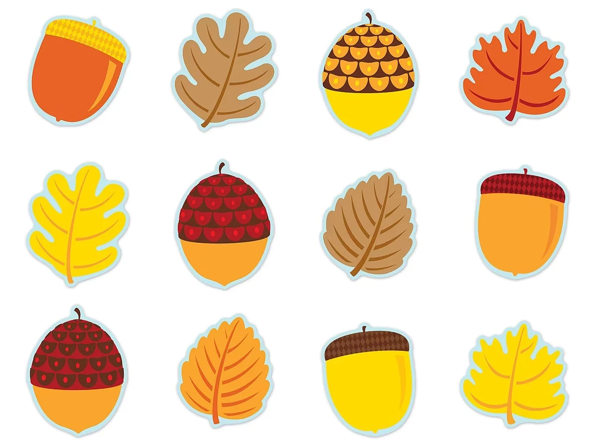 Fall Leaf & Acorn Accents - US 8240
