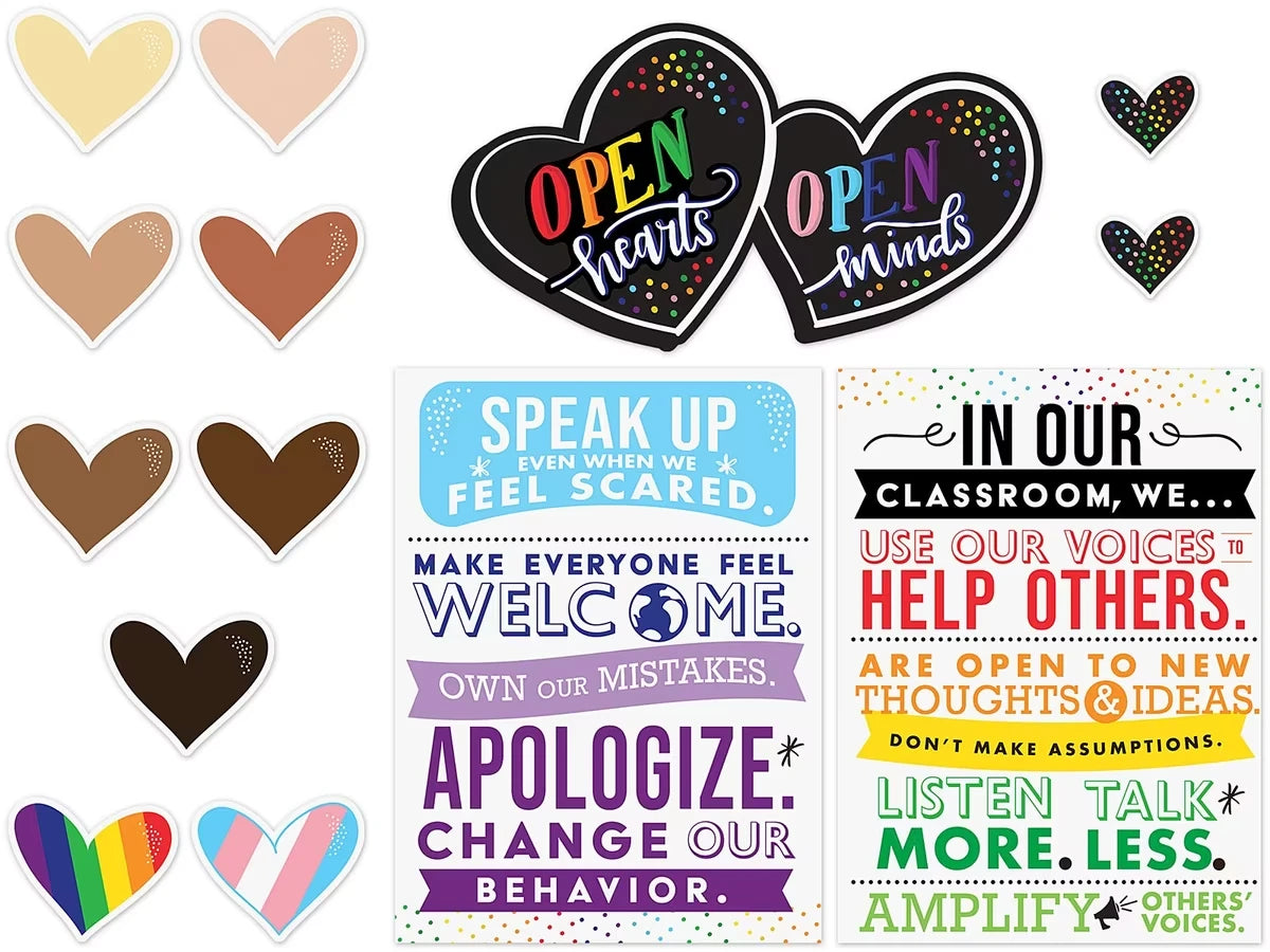 Open Hearts, Open Minds Bulletin Board Set - US 3676