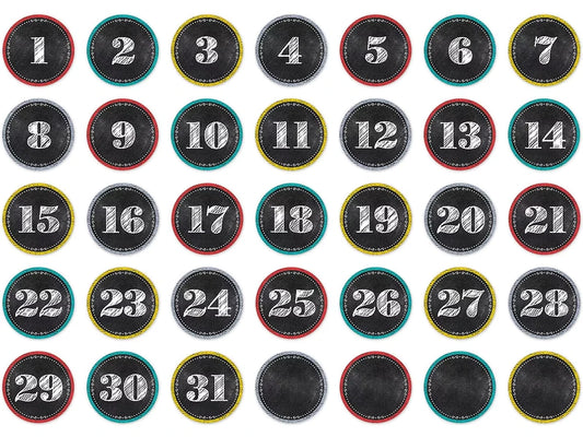 Chalk It Up! Calendar Mini Accents - US 7053