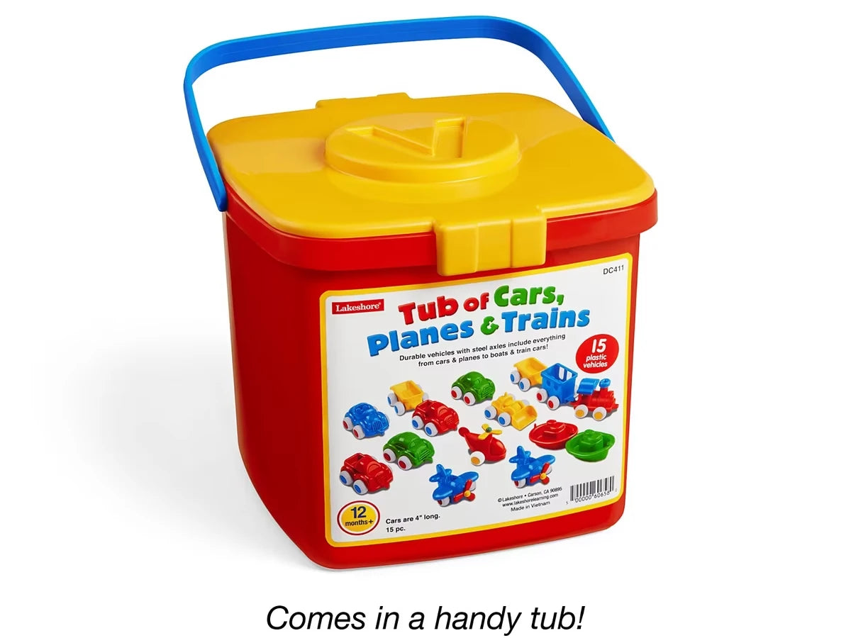 Tub of Cars, Planes & Trains - US 3023