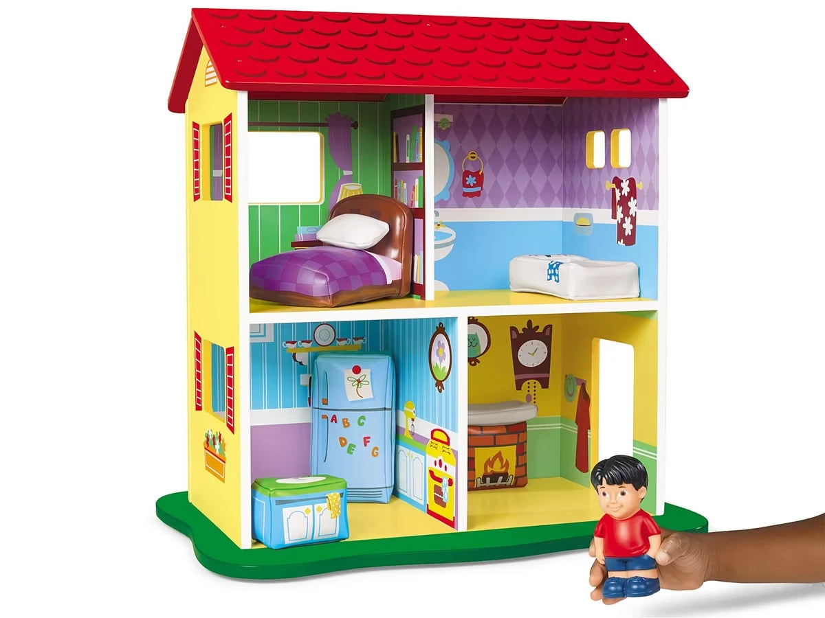 Toddler Dollhouse with Soft Furniture - US 1968