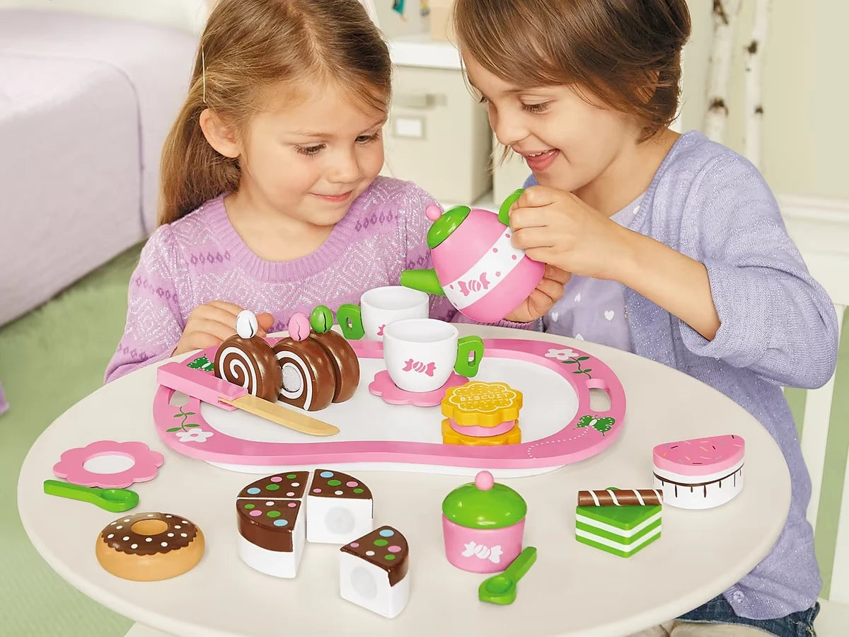 Classic Wooden Tea Set - US 7759