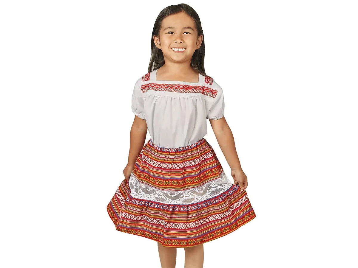 Mexican Falda and Blusa - US 1082