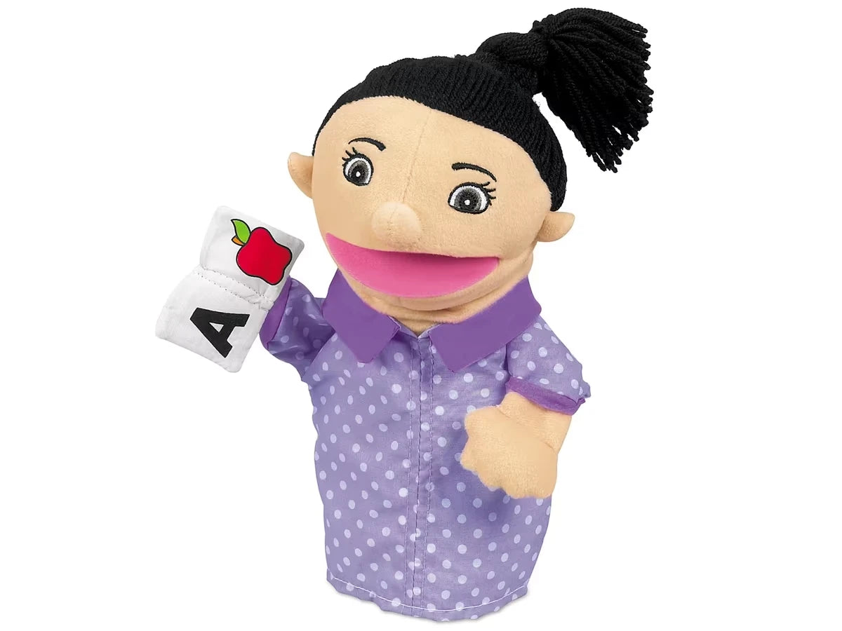 Let’s Talk! Teacher Community Helper Puppet - US 9089