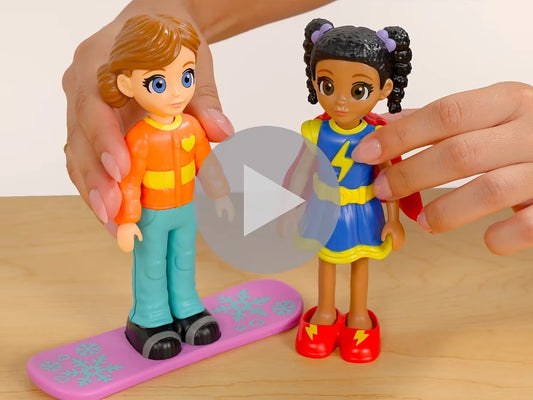Magnetic Dress & Play Dolls - US 6021