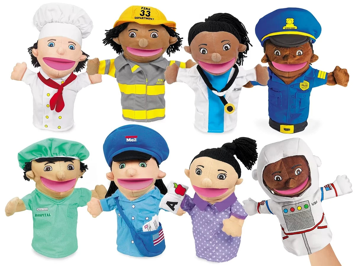 Let’s Talk! Community Helper Puppets - Complete Set - US 8139