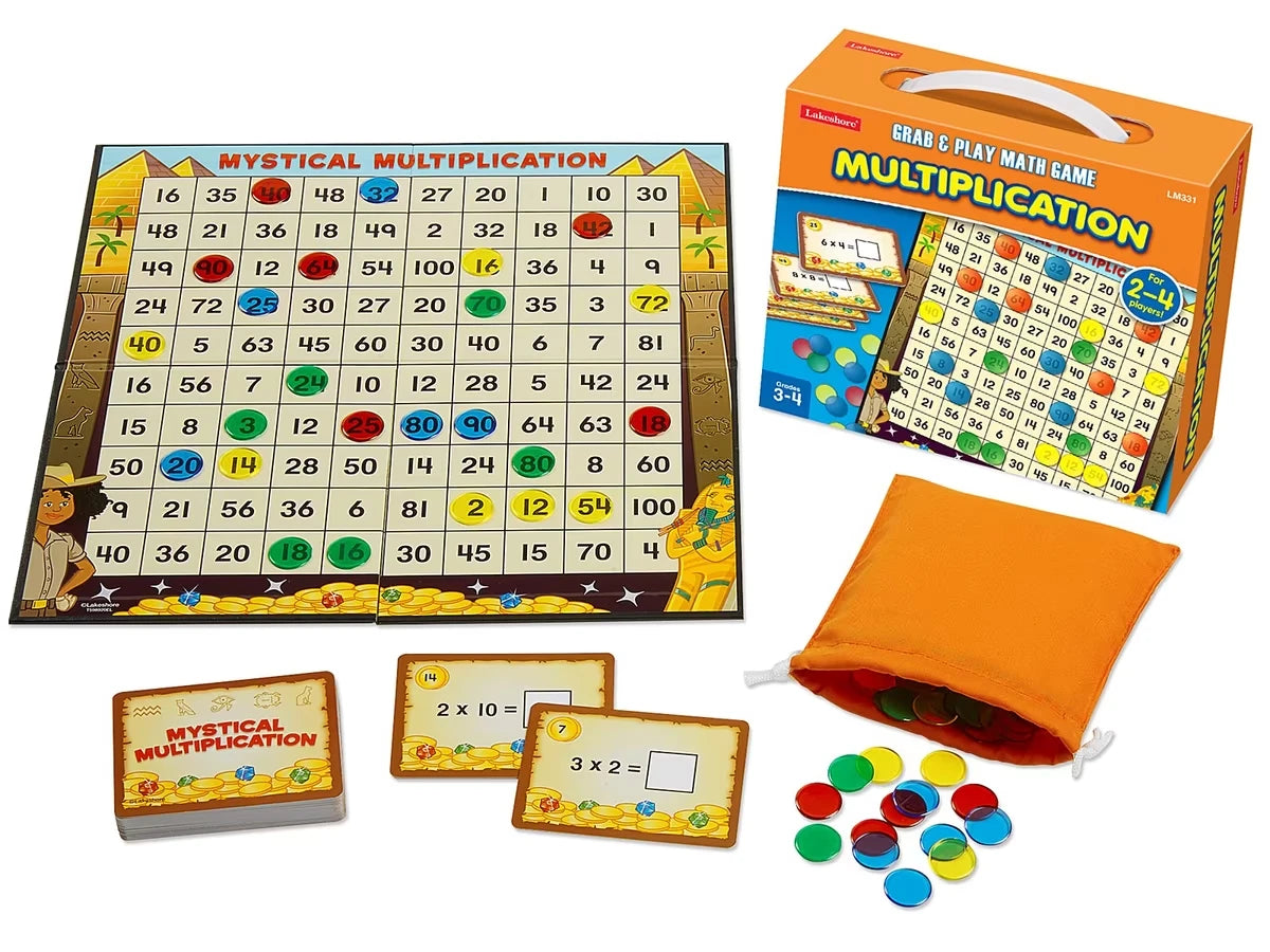 Multiplication Grab & Play Game - Gr. 3-4 - US 1919