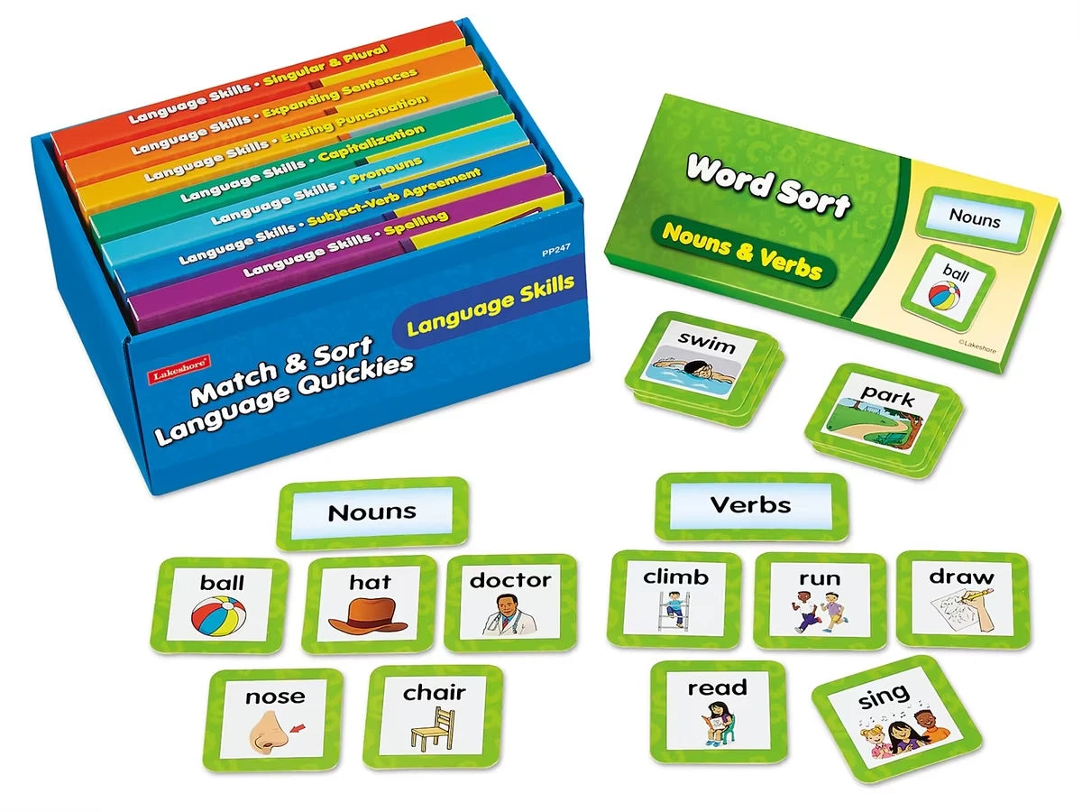 Match & Sort Language Skills Quickies - K-Gr. 1 - US 5936