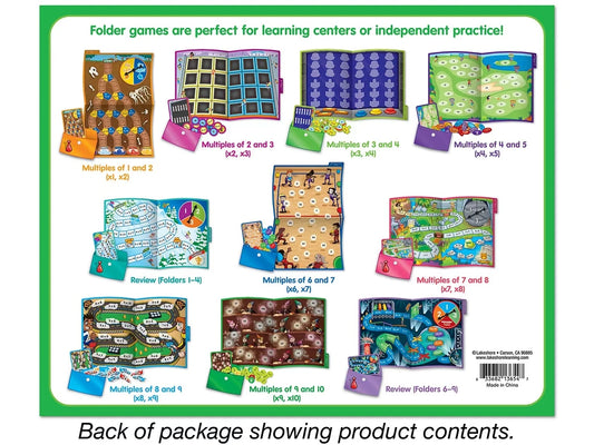 Multiplication Facts Folder Game Library - Gr. 3-5 - US 7434