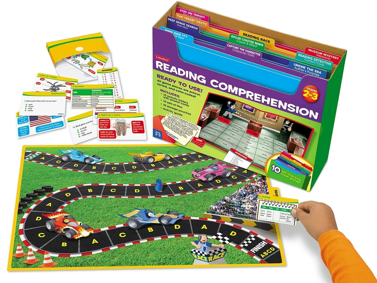 Reading Comprehension Folder Game Library - Gr. 2-3 - US 3692