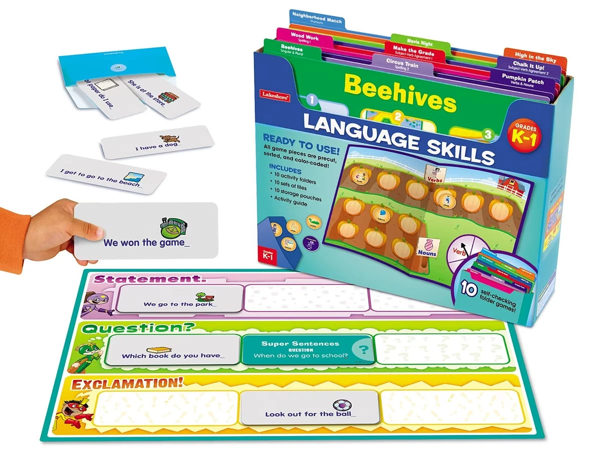 Language Skills Folder Game Library - K-Gr. 1 - US 3524